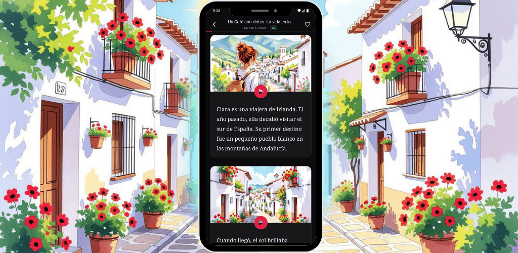 A screenshot of the inklingo app feature graphic
