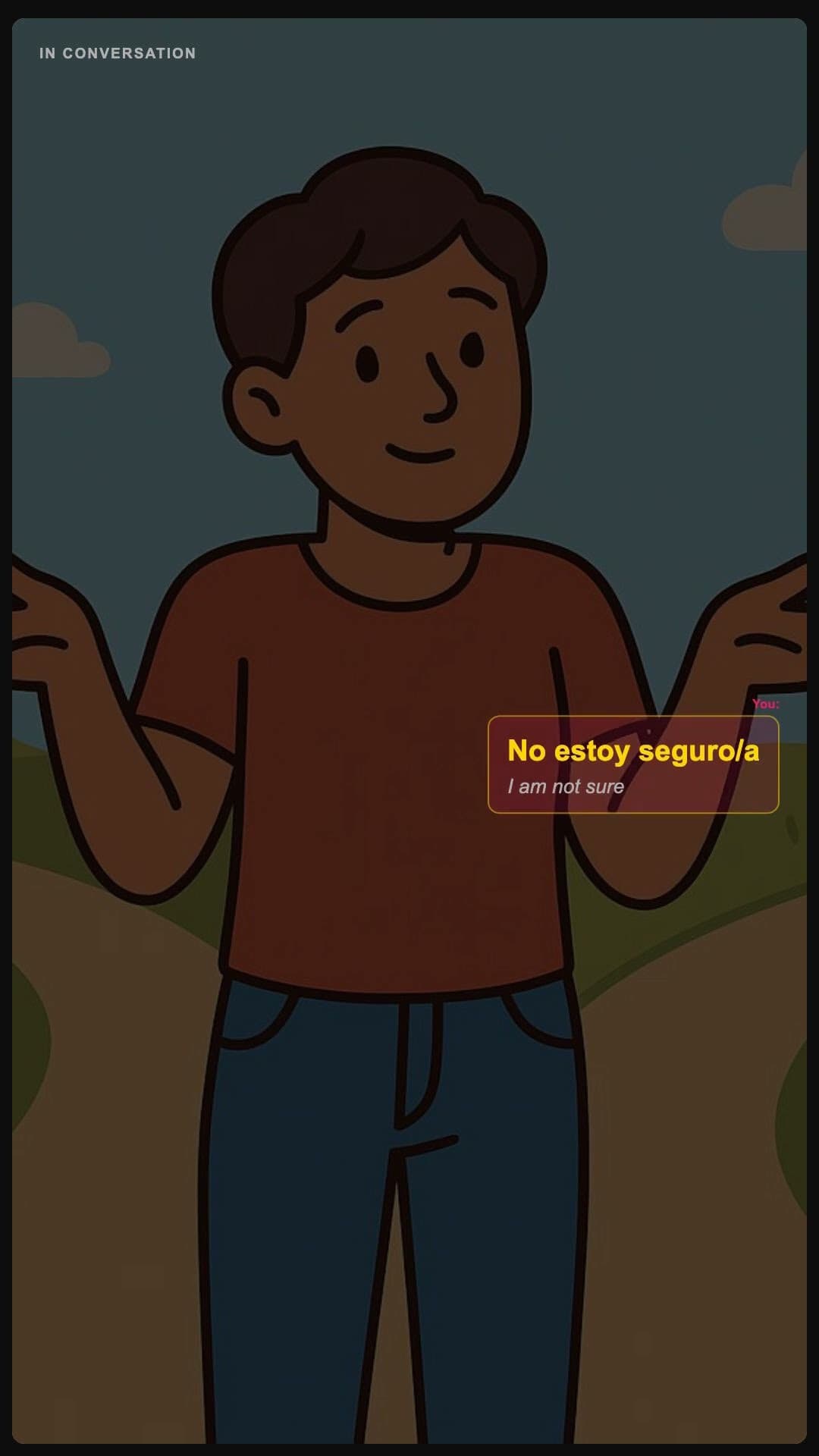 I am not sure - Spanish pronunciation video