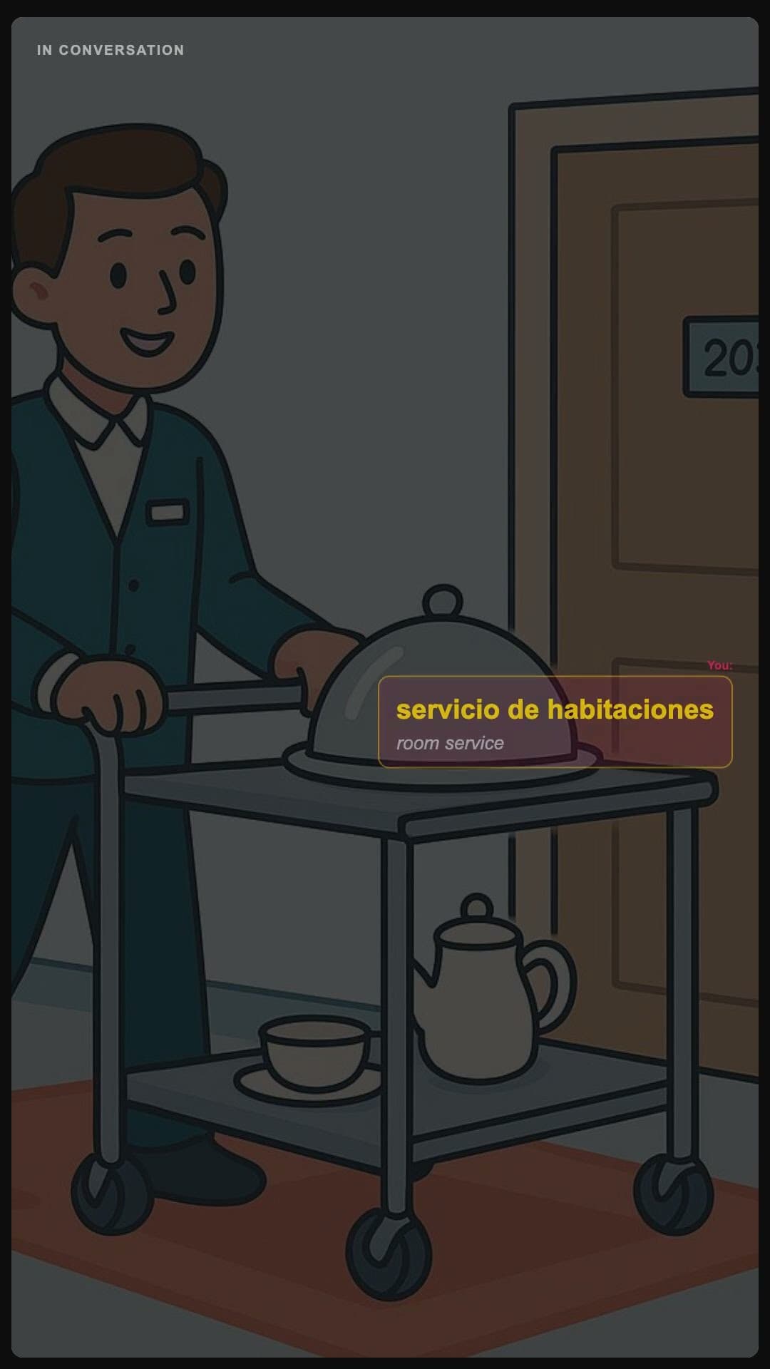 room service - Spanish pronunciation video