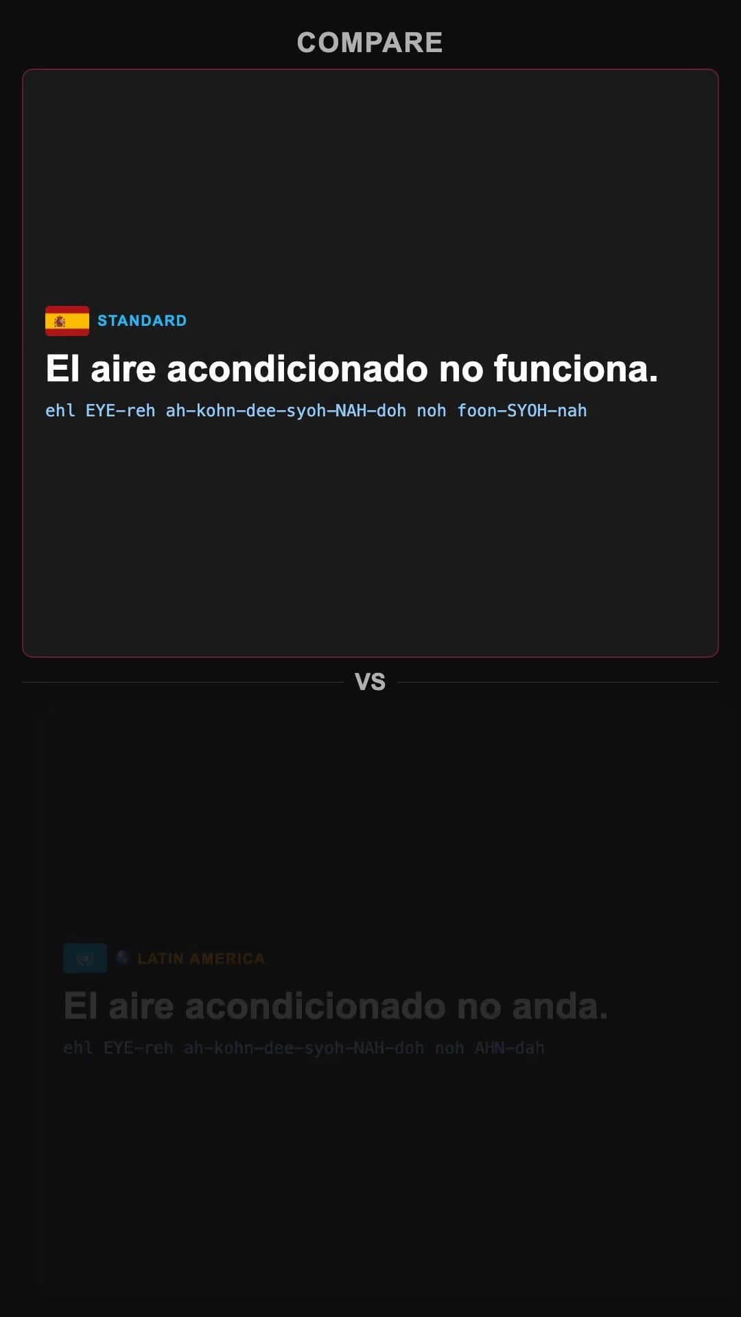 The air conditioning isn't working - Spanish pronunciation video