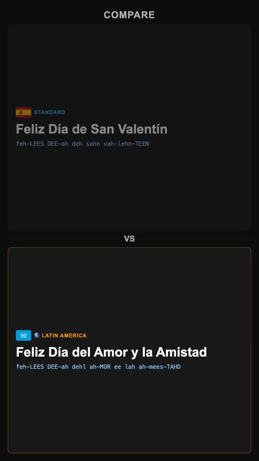 Happy Valentine's Day - Spanish pronunciation video