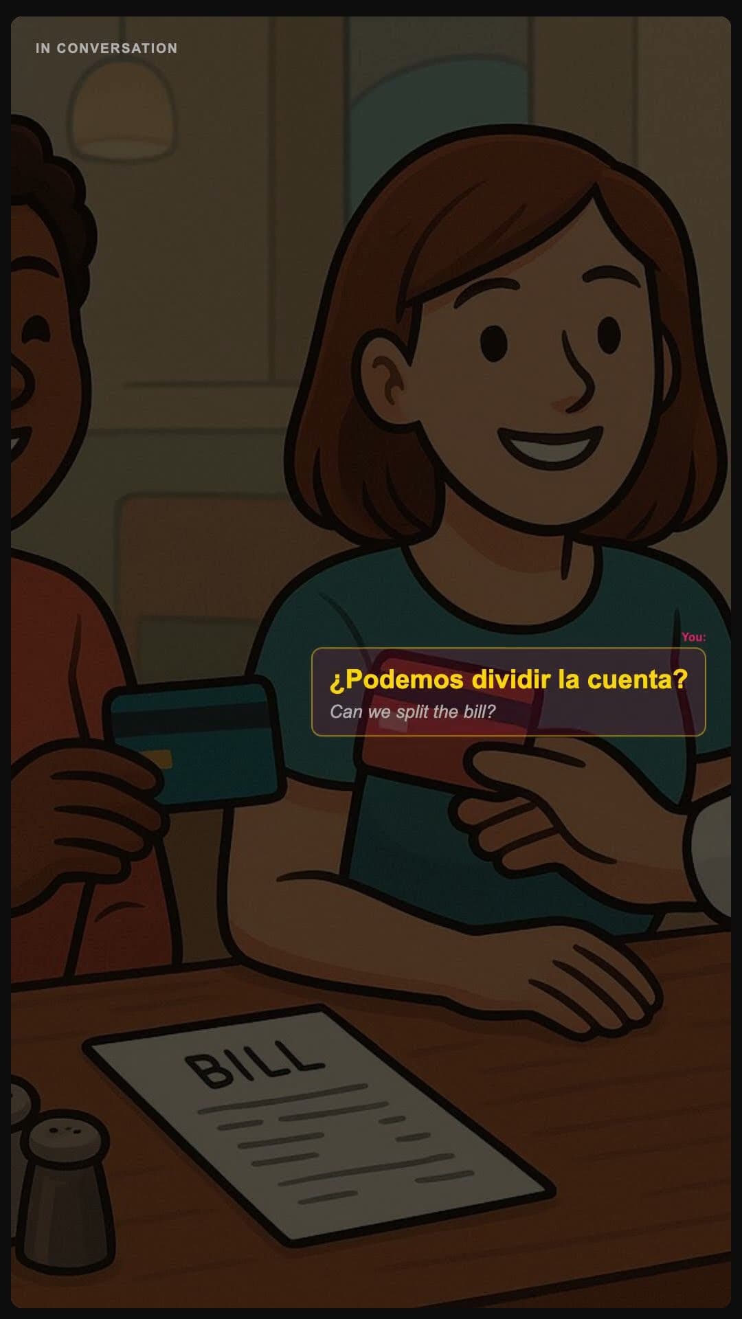 Kunnen we de rekening splitsen? - Spanish pronunciation video