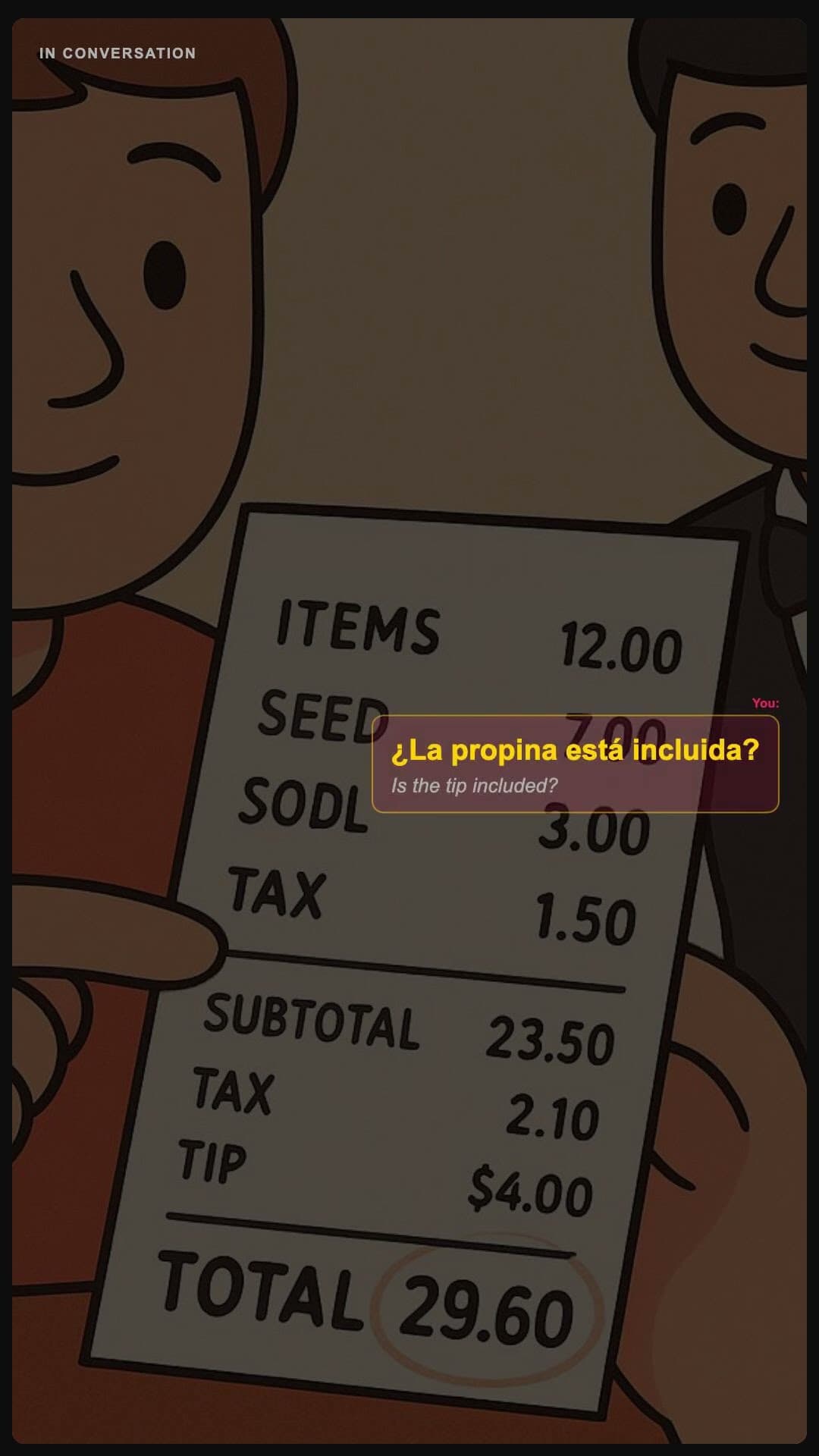 チップは含まれていますか？ - Spanish pronunciation video