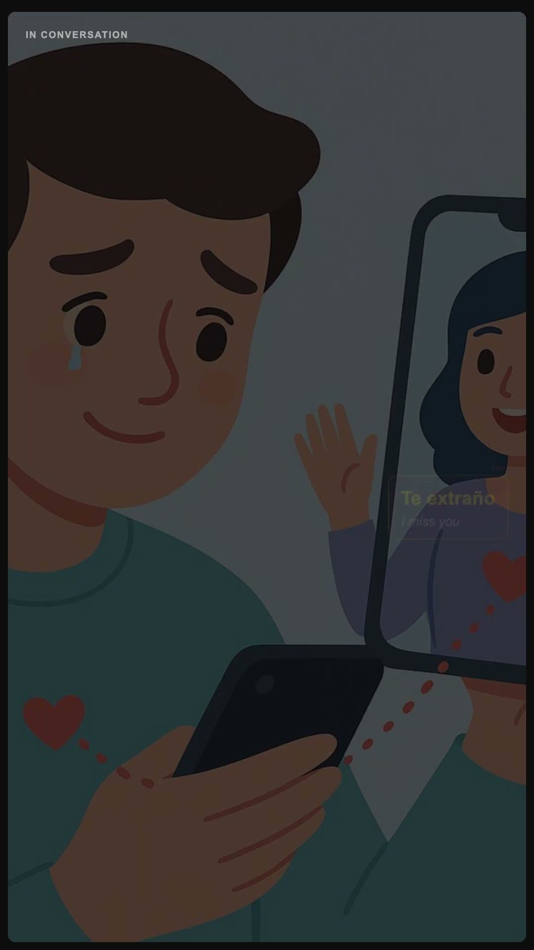 I miss you - Spanish pronunciation video