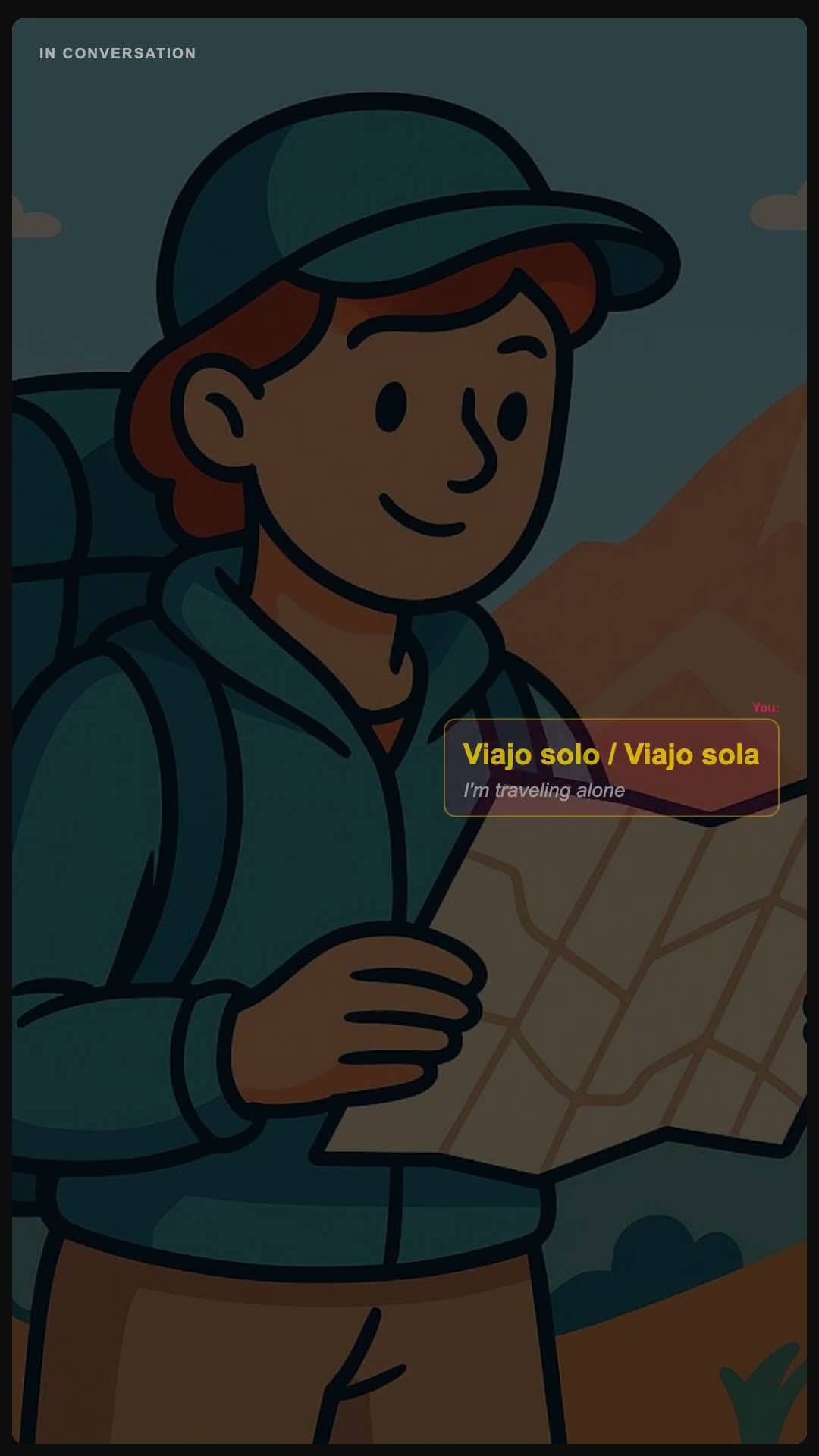 Ich reise allein - Spanish pronunciation video