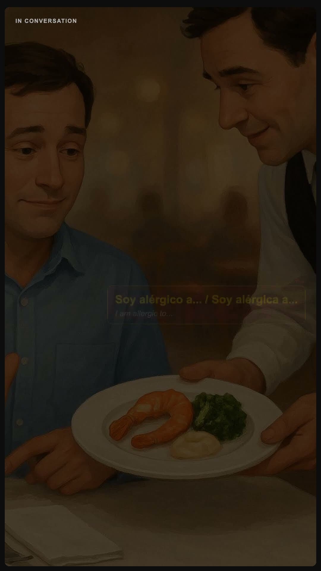 Je suis allergique à... - Spanish pronunciation video