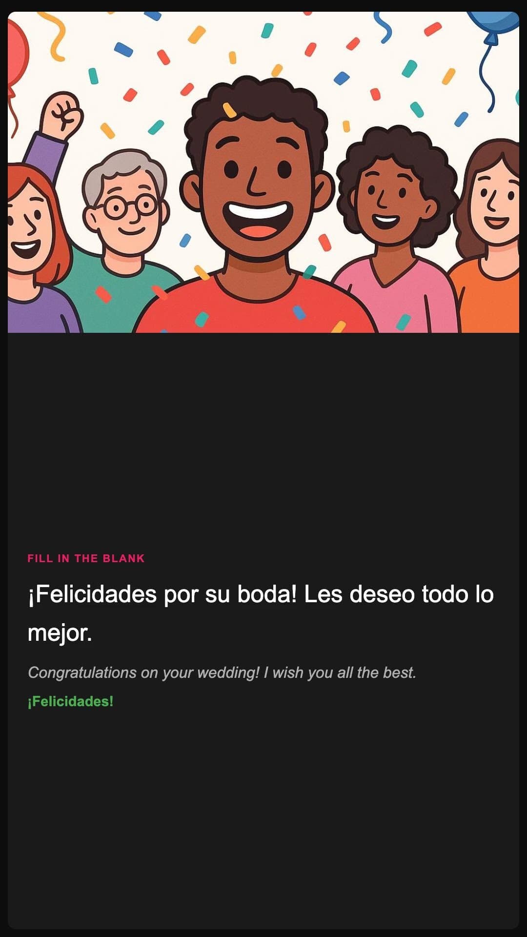 Congratulations - Spanish pronunciation video