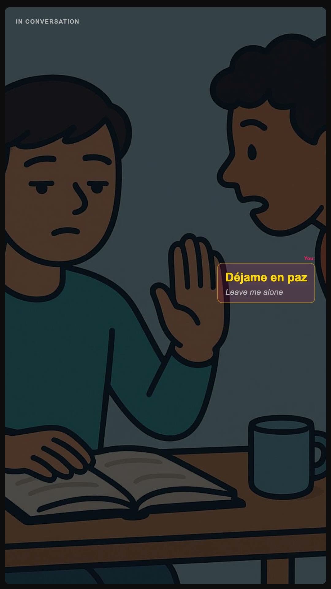 Leave me alone - Spanish pronunciation video