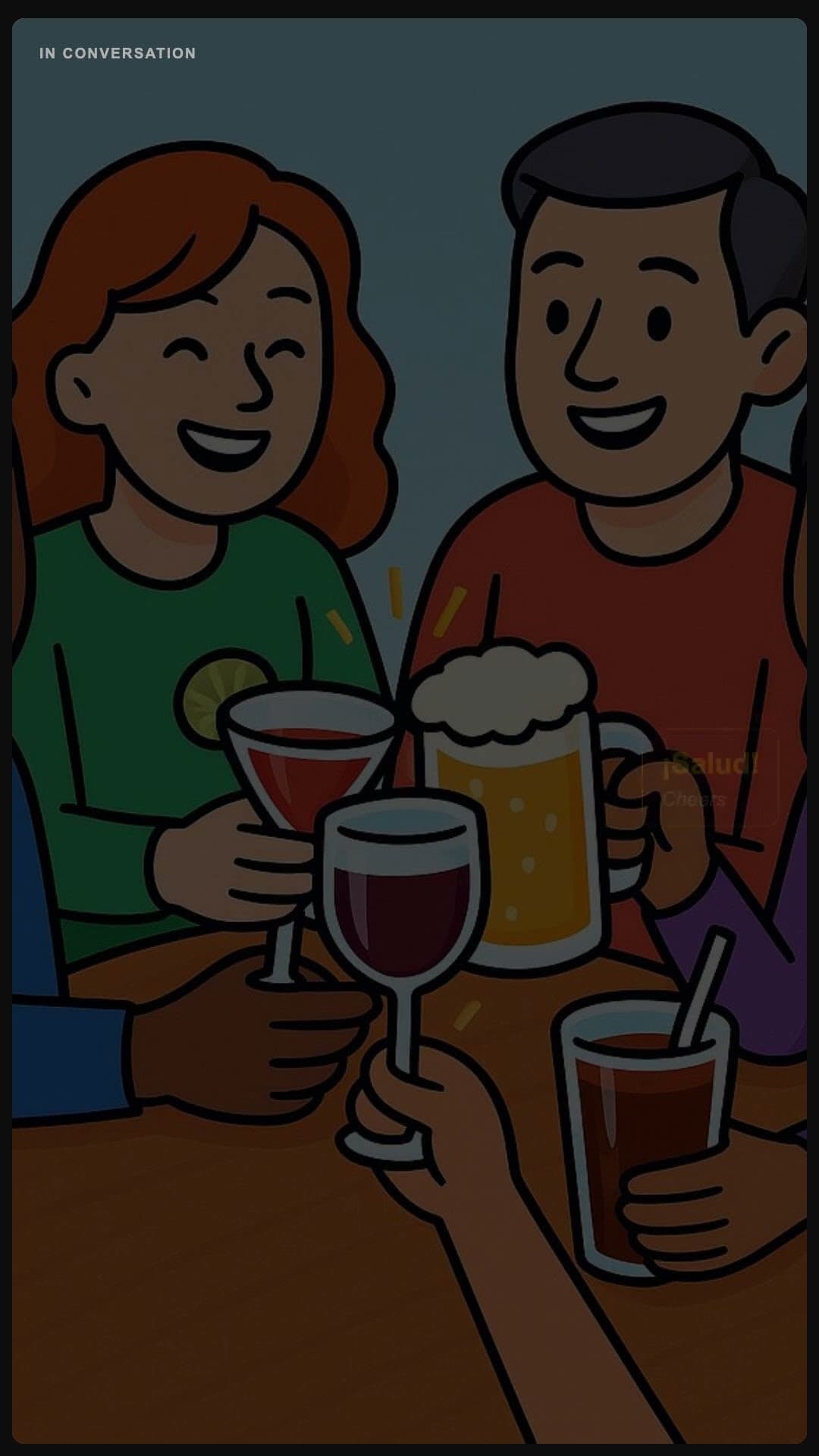 Cheers - Spanish pronunciation video