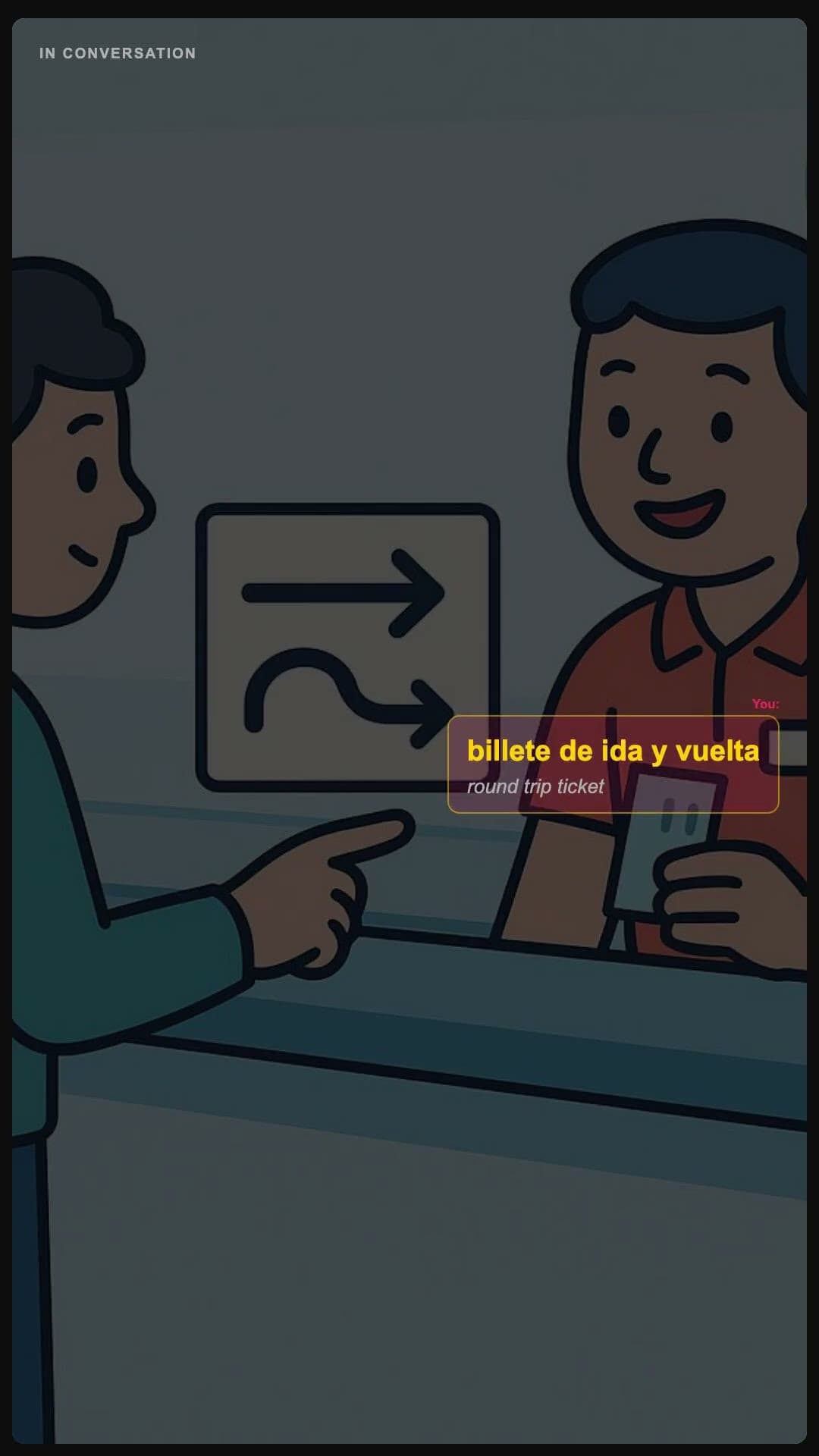 round trip ticket - Spanish pronunciation video