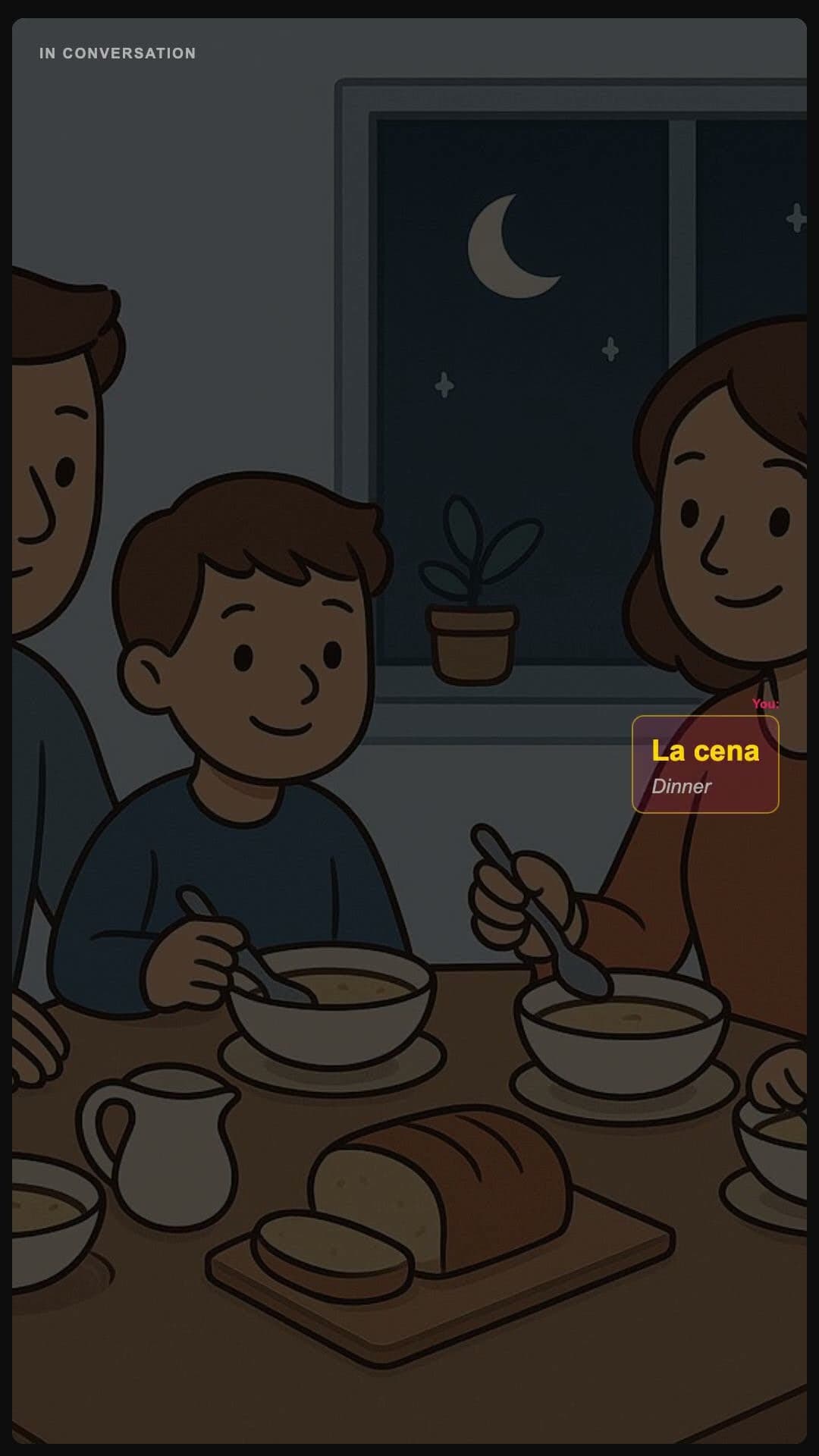 Dinner - Spanish pronunciation video