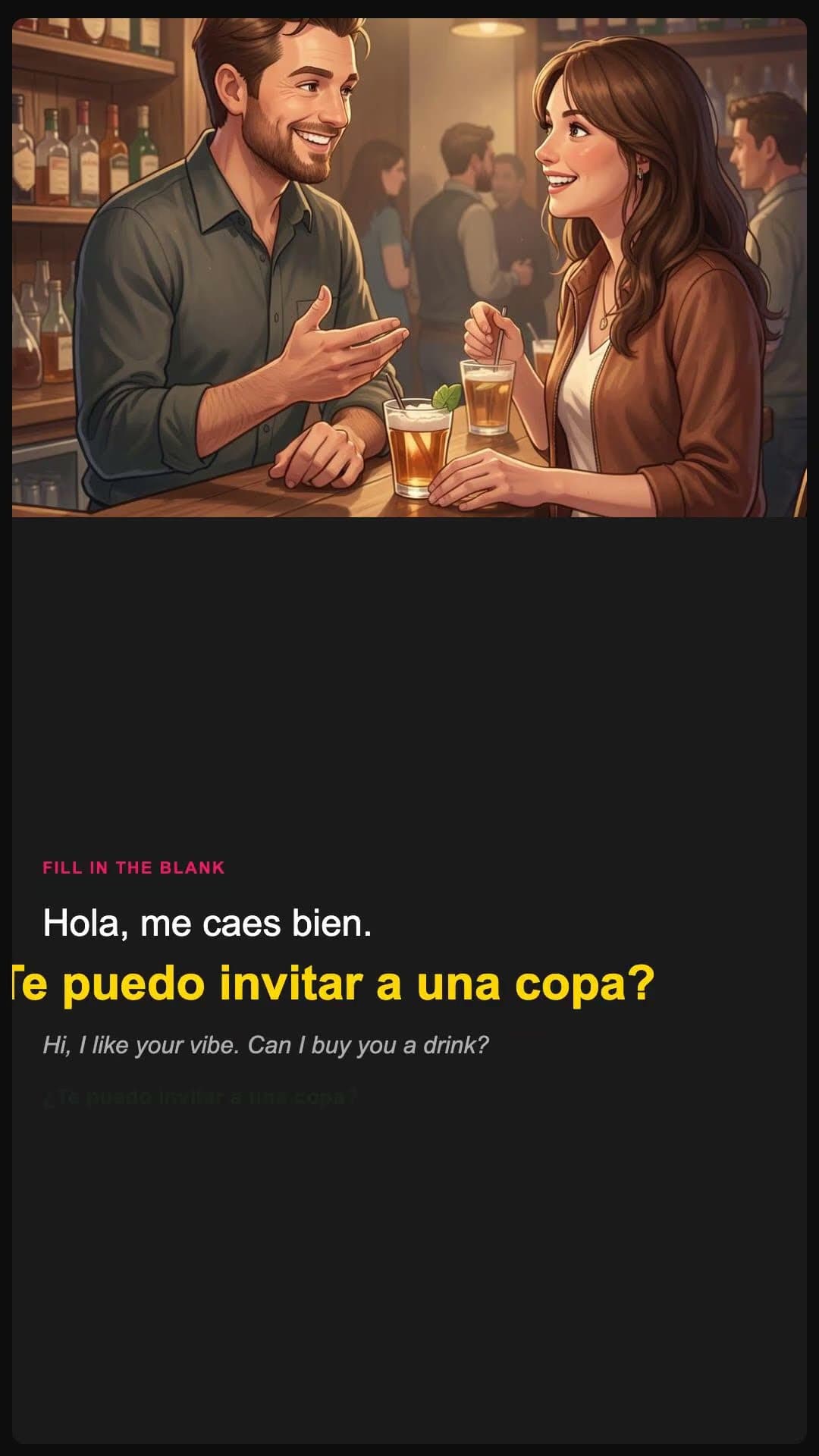 Posso te pagar uma bebida? - Spanish pronunciation video