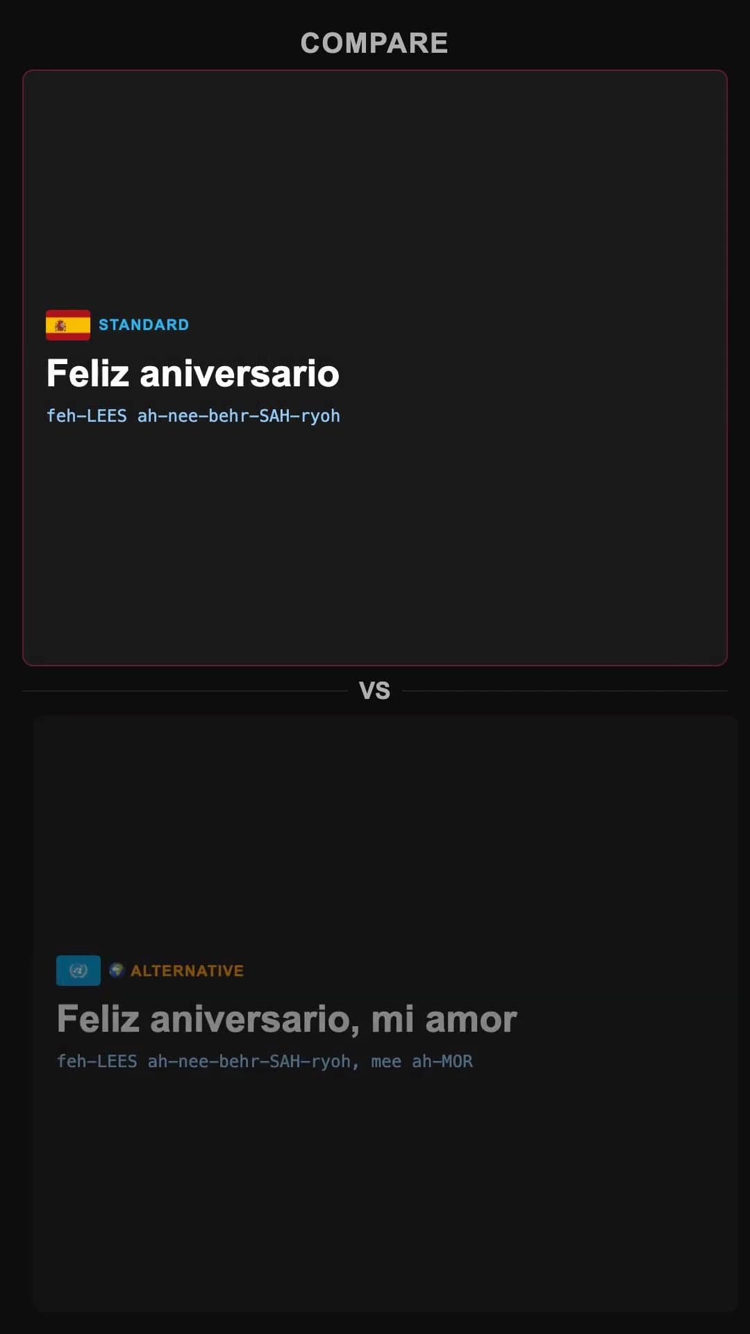 Happy Anniversary - Spanish pronunciation video