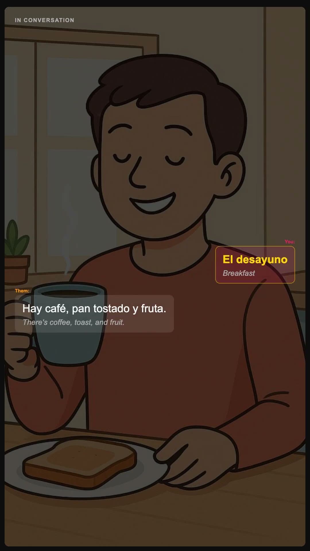 Breakfast - Spanish pronunciation video