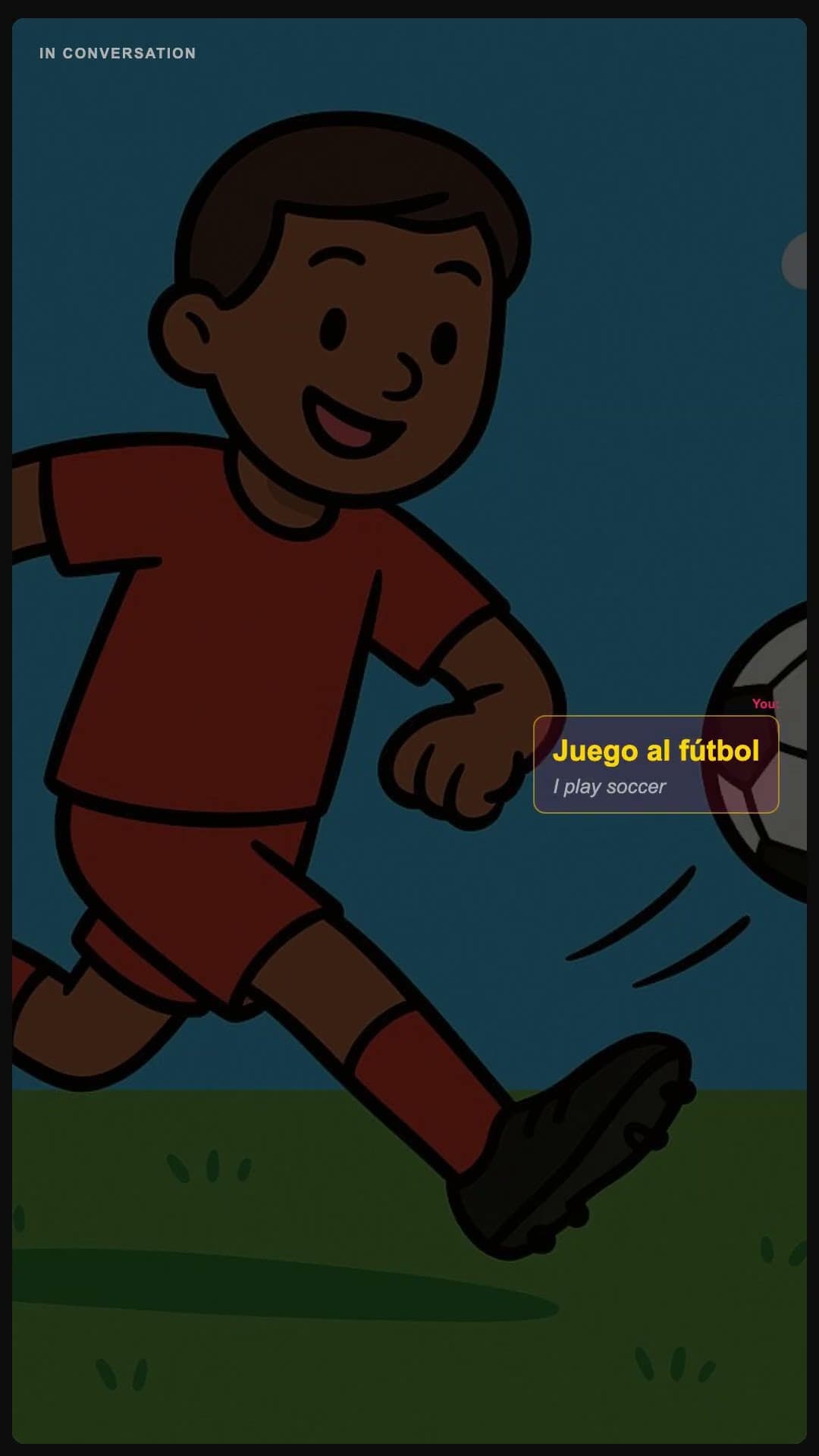 I play soccer - Spanish pronunciation video