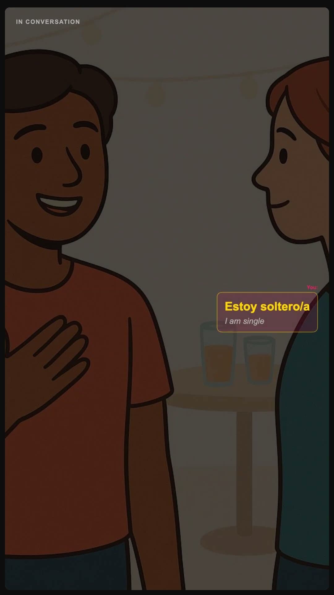 I am single - Spanish pronunciation video