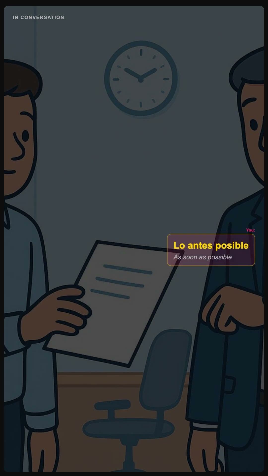 As soon as possible - Spanish pronunciation video