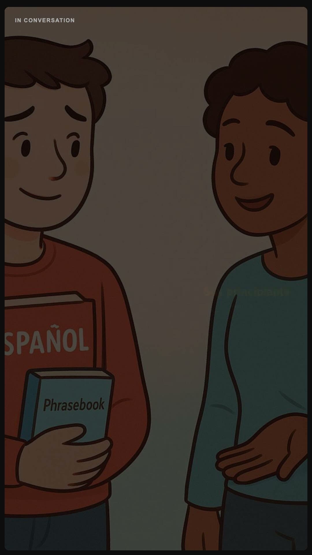 I am a beginner - Spanish pronunciation video