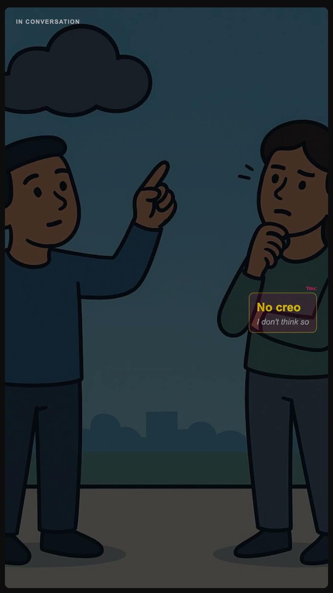 I don't think so - Spanish pronunciation video