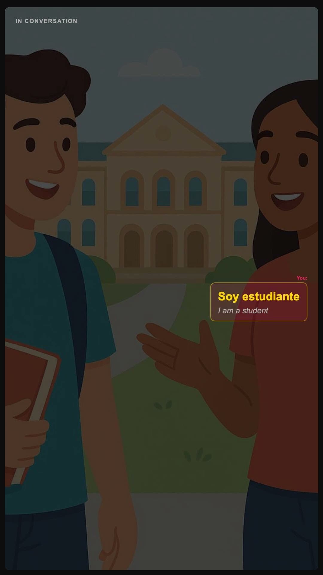 I am a student - Spanish pronunciation video