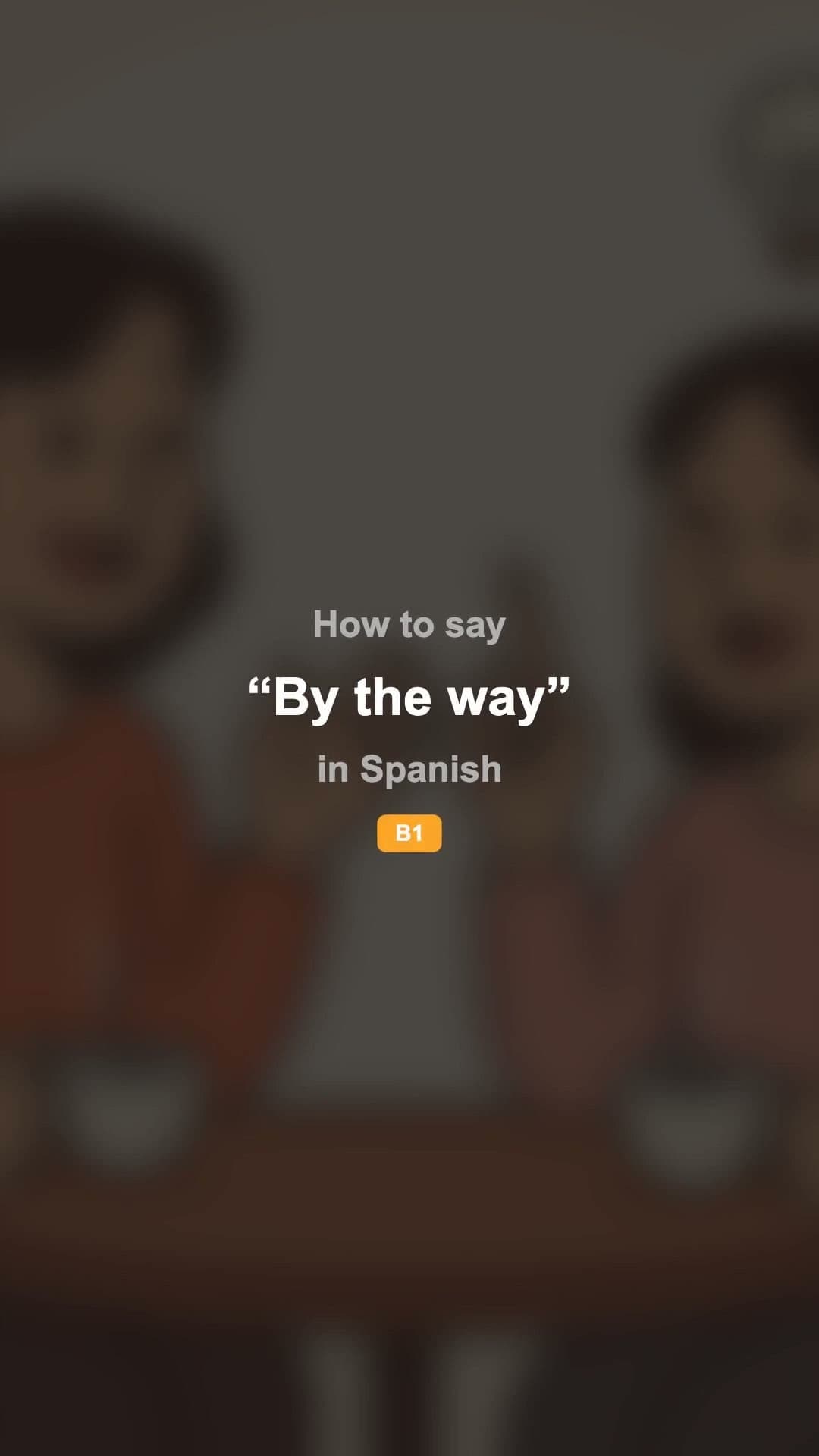 By the way - Spanish pronunciation video