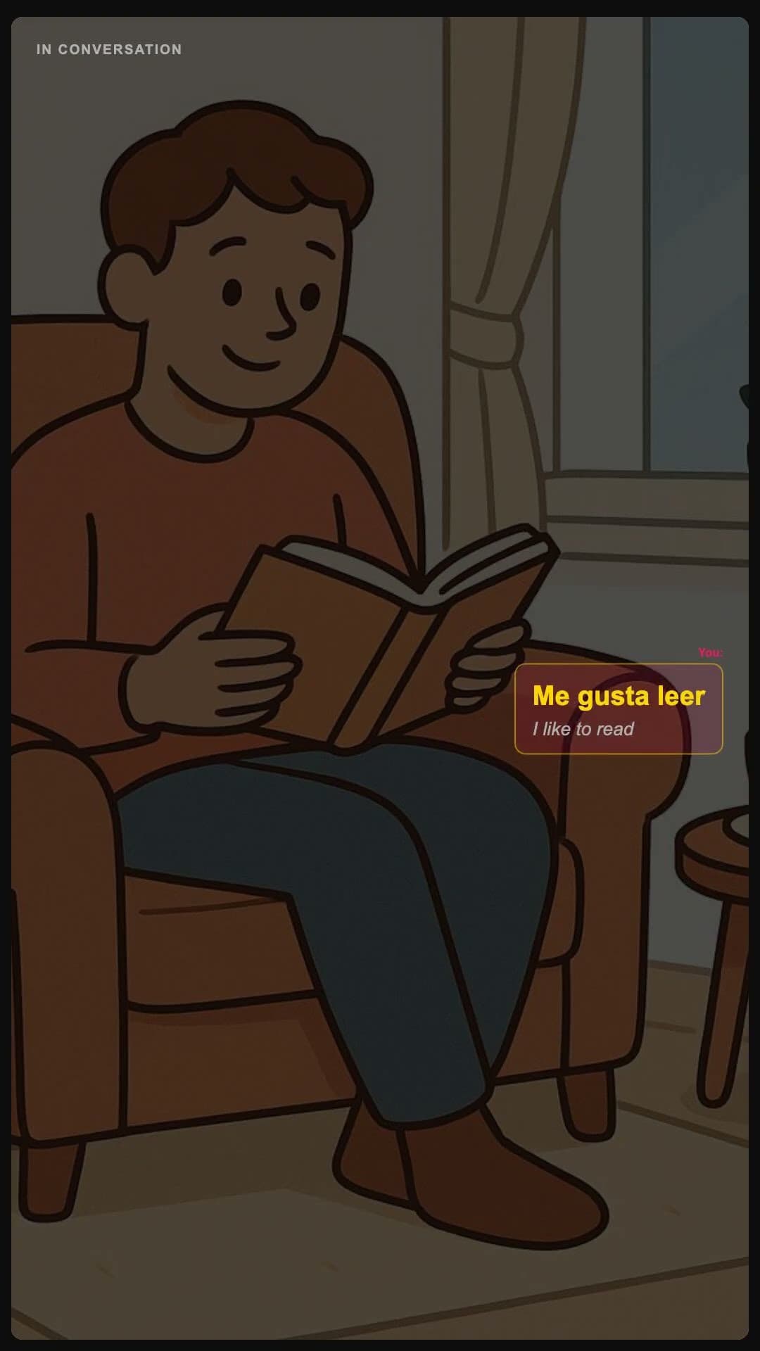 I like to read - Spanish pronunciation video