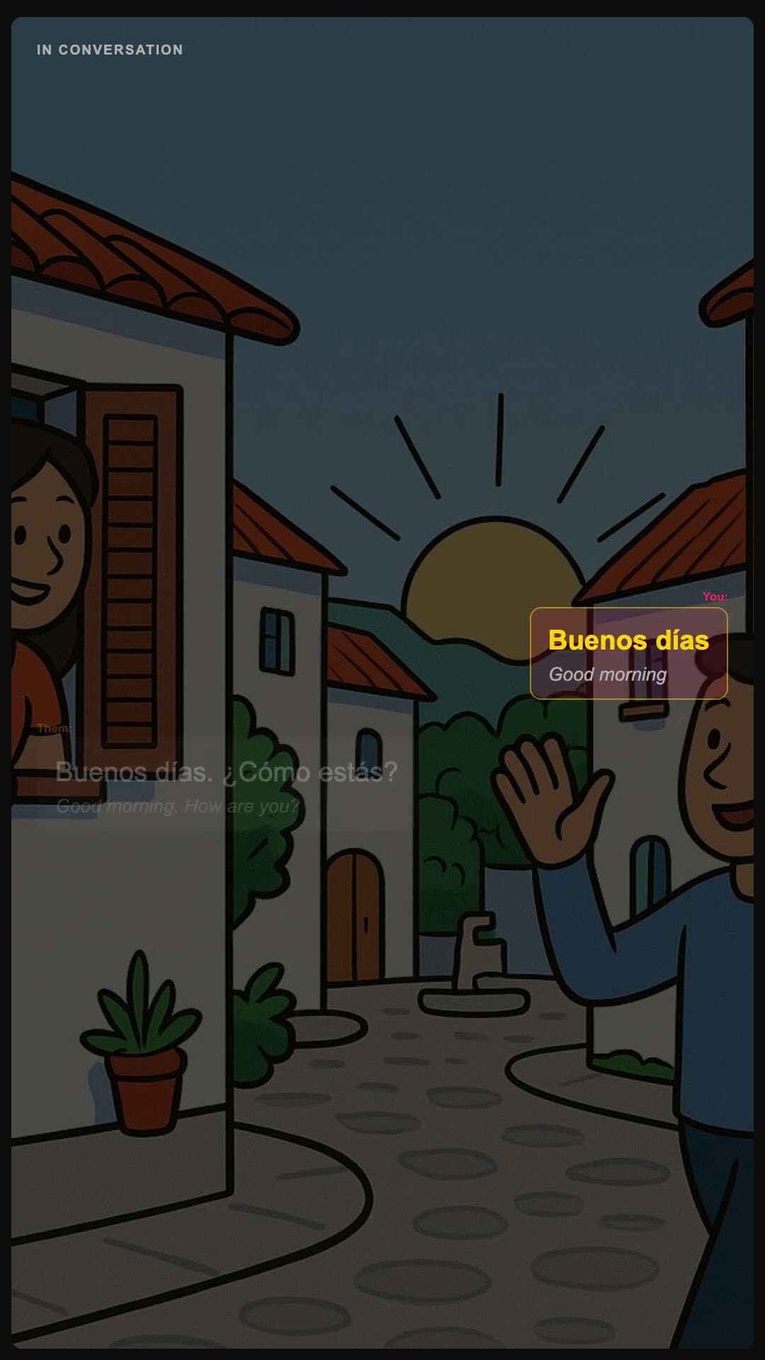 Good morning - Spanish pronunciation video