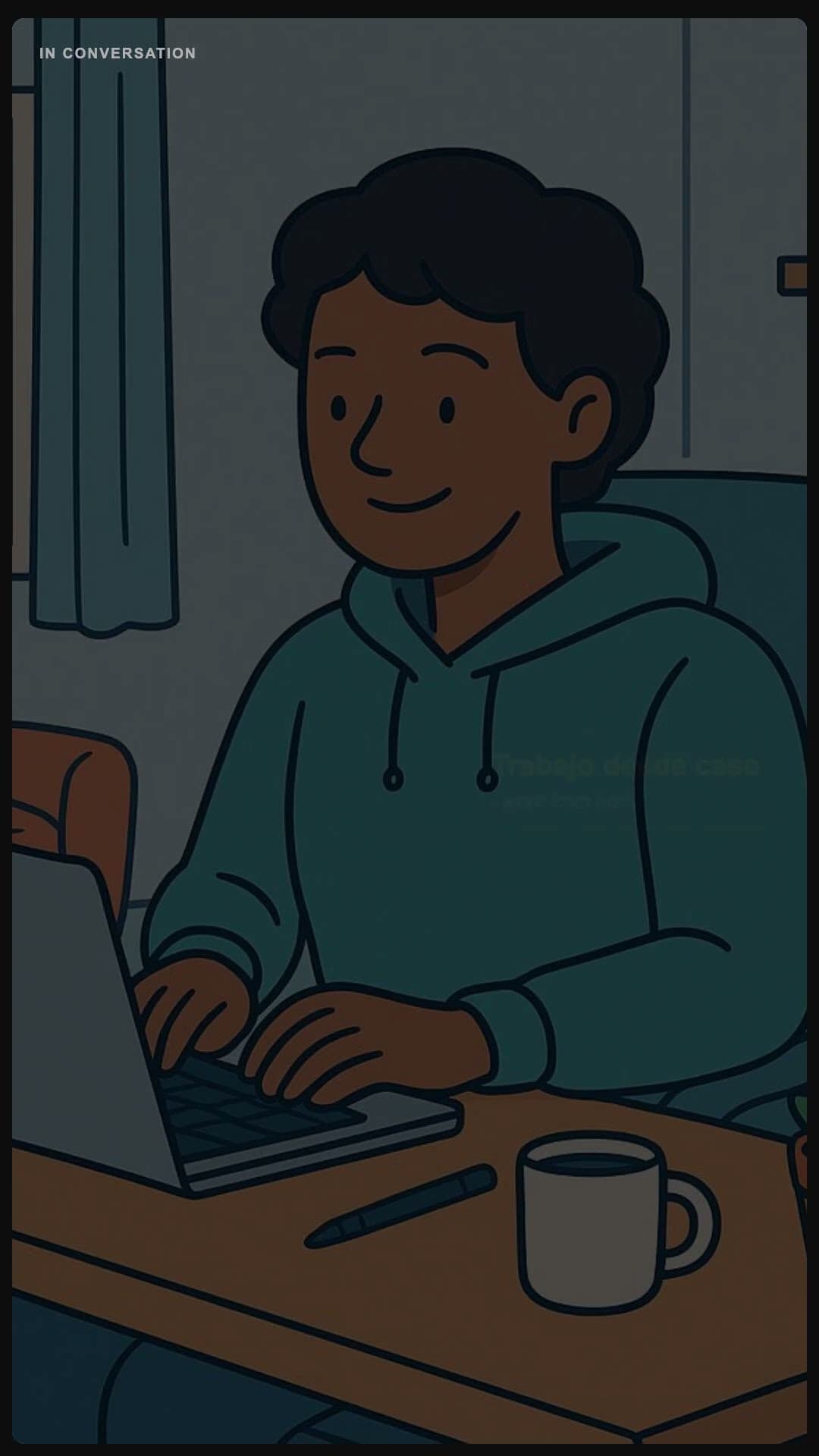 I work from home - Spanish pronunciation video