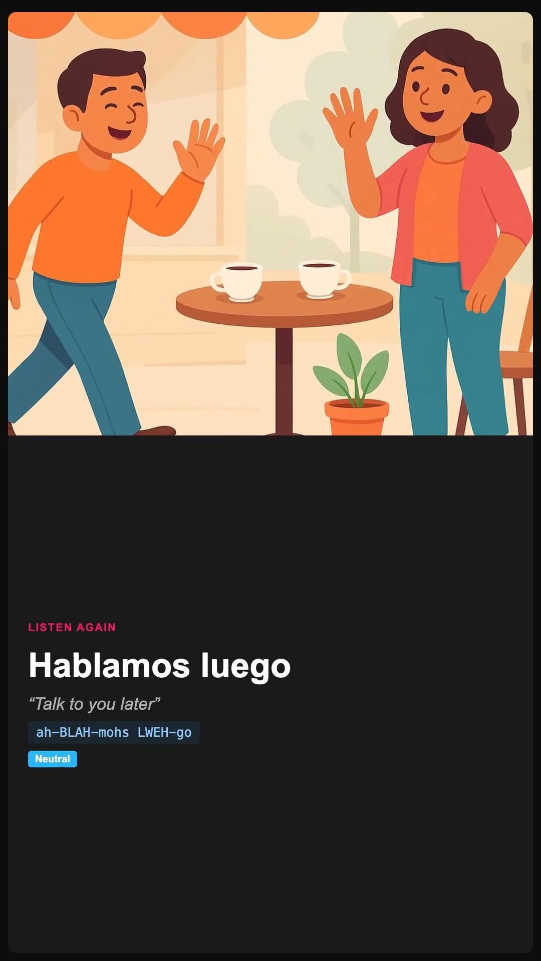 Porozmawiamy później - Spanish pronunciation video