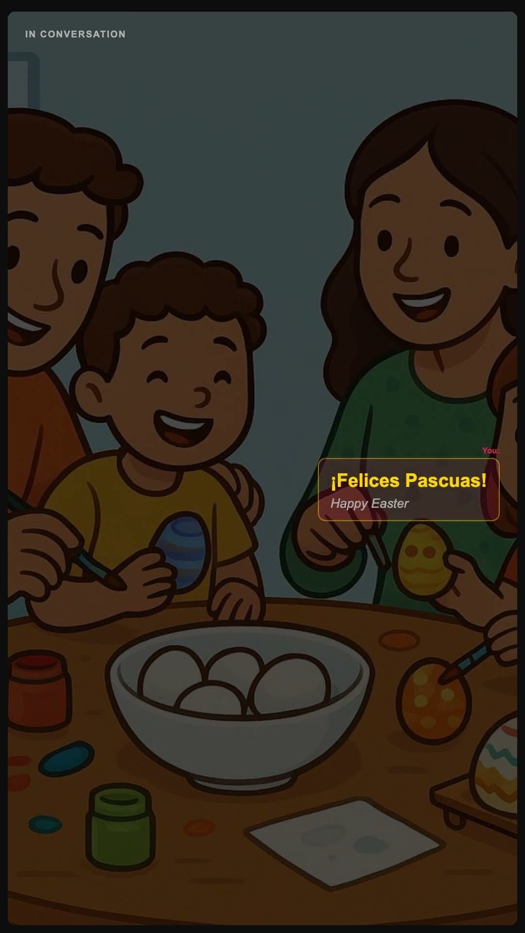 Happy Easter - Spanish pronunciation video