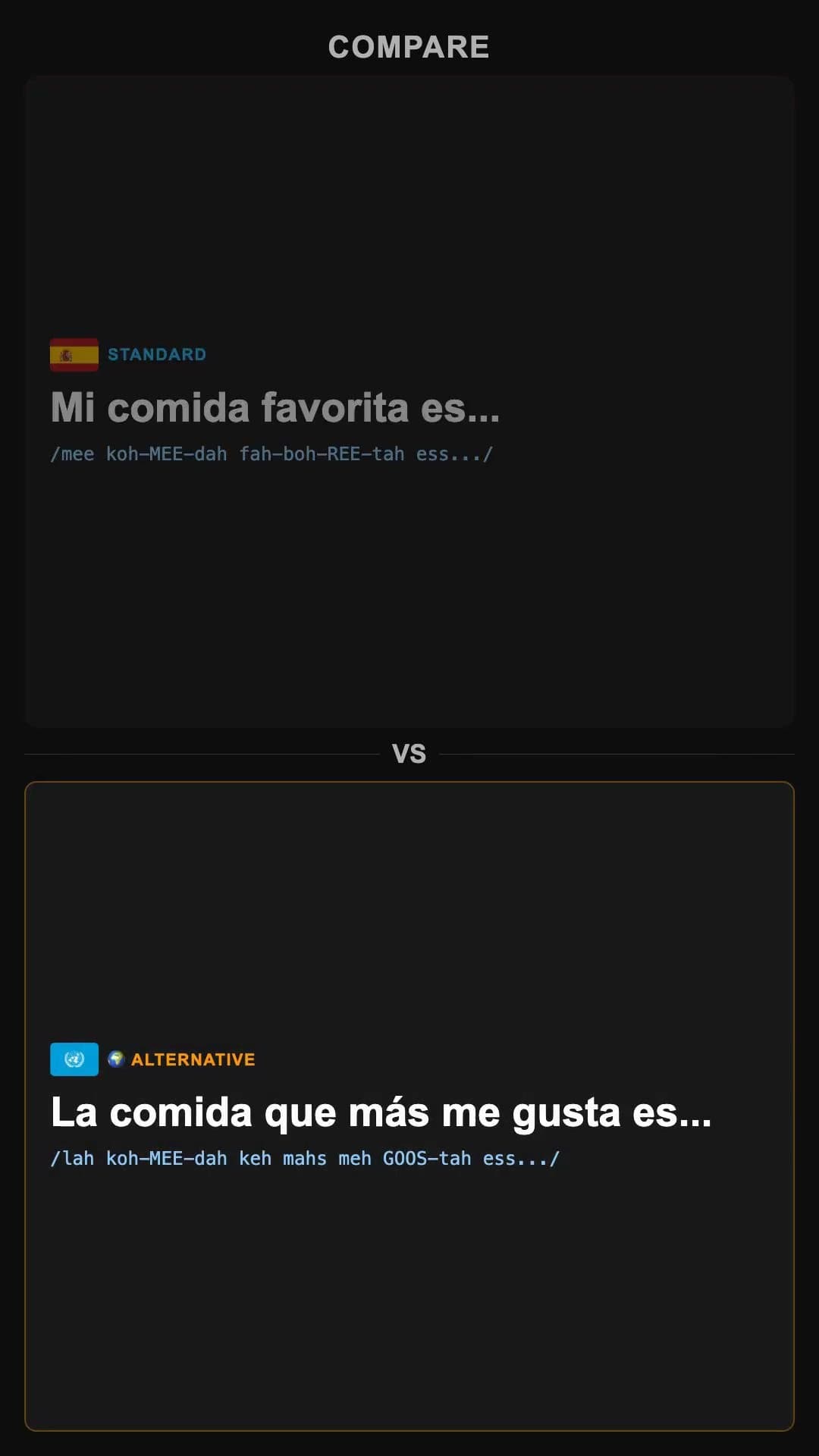 My favorite food is... - Spanish pronunciation video
