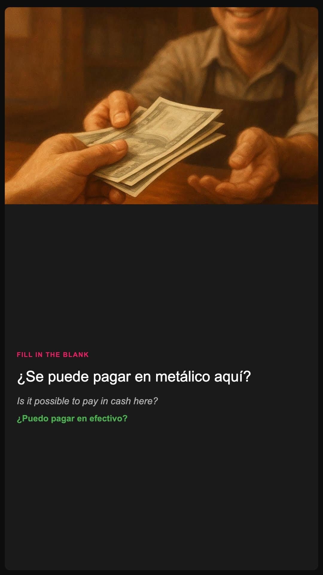 Posso pagare in contanti? - Spanish pronunciation video