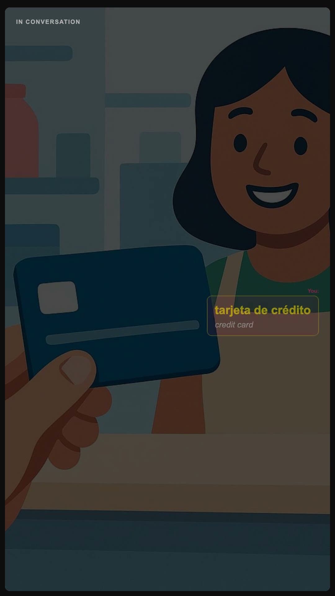 credit card - Spanish pronunciation video
