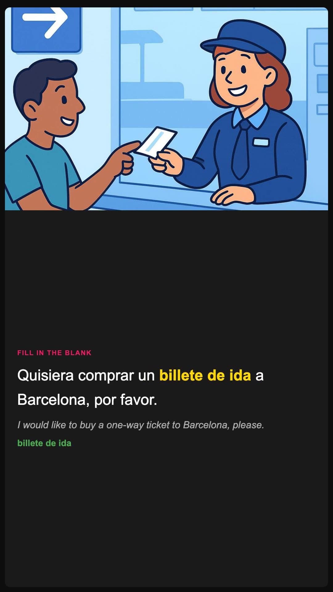 passagem de ida - Spanish pronunciation video