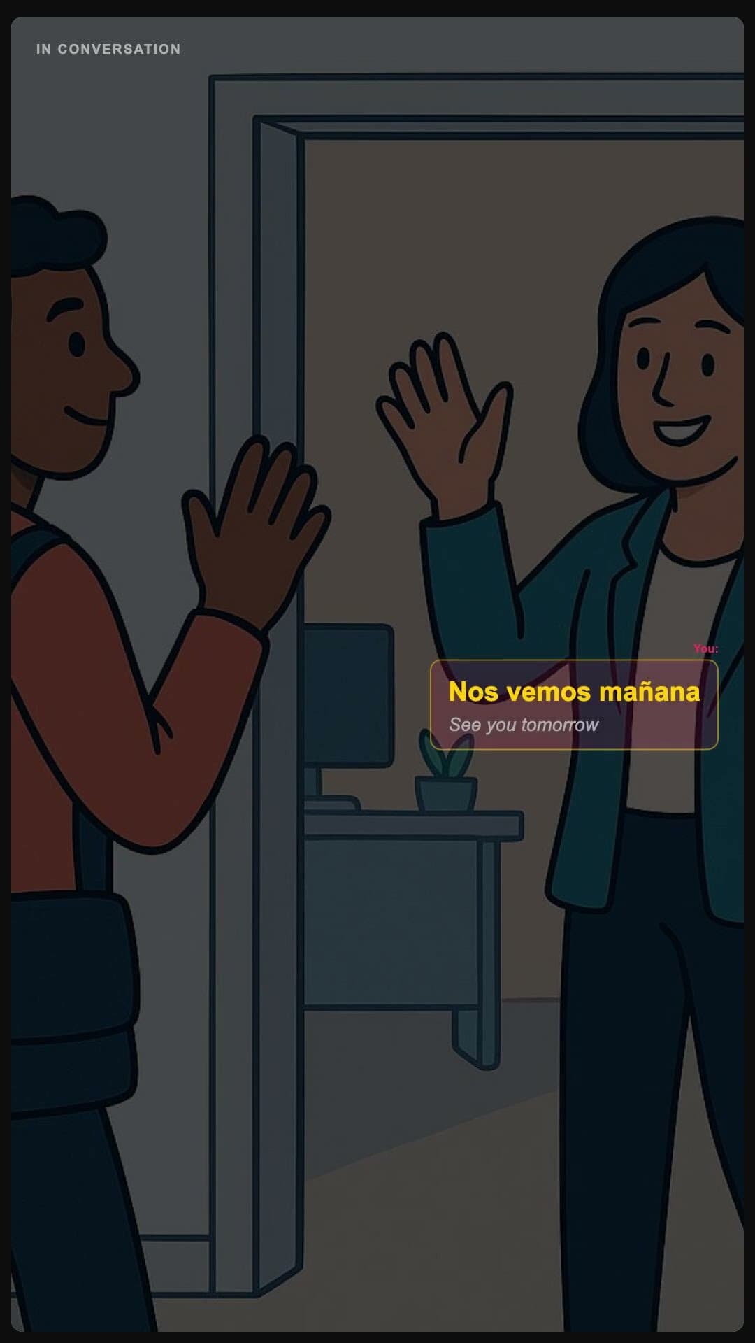 See you tomorrow - Spanish pronunciation video