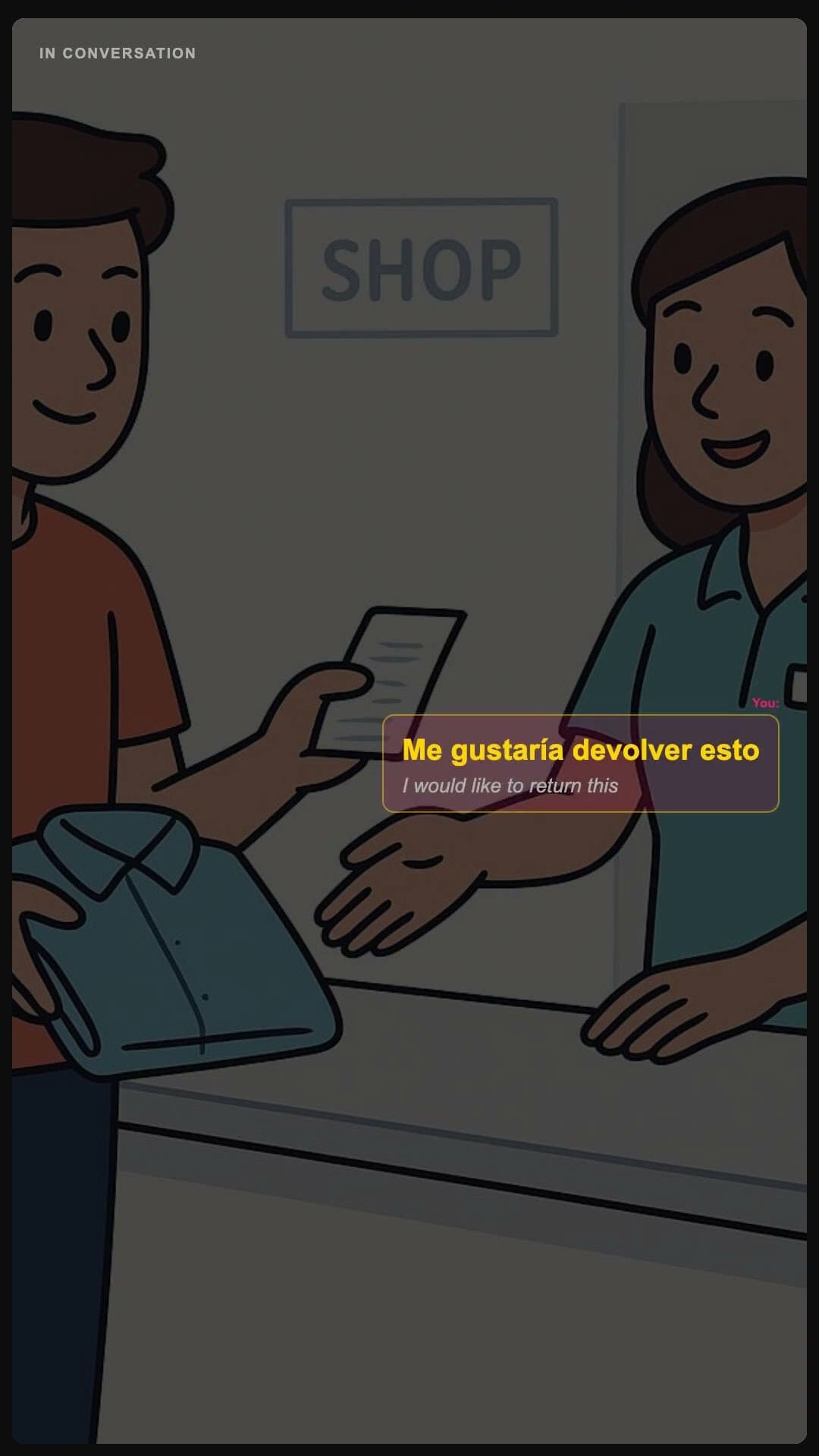 Ik zou dit graag willen retourneren - Spanish pronunciation video