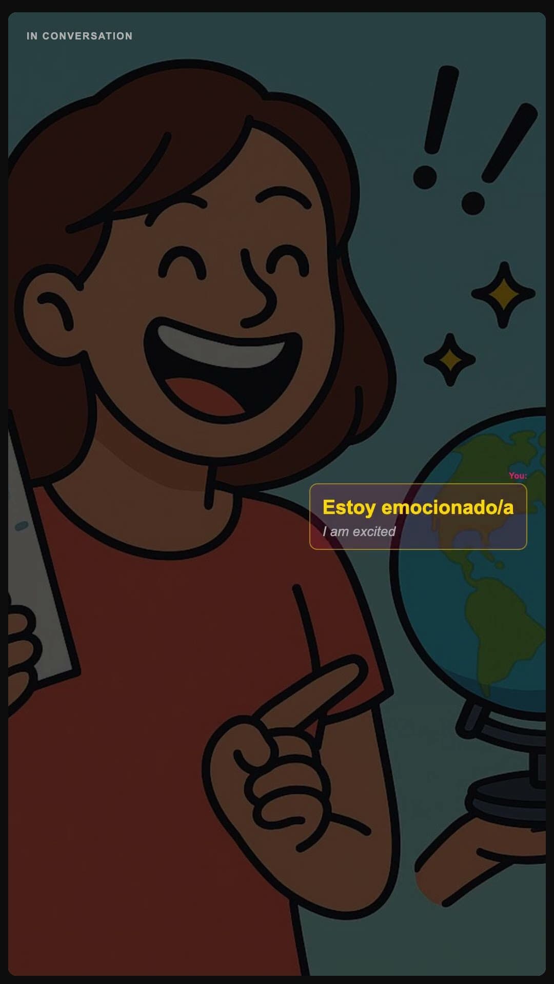 I am excited - Spanish pronunciation video