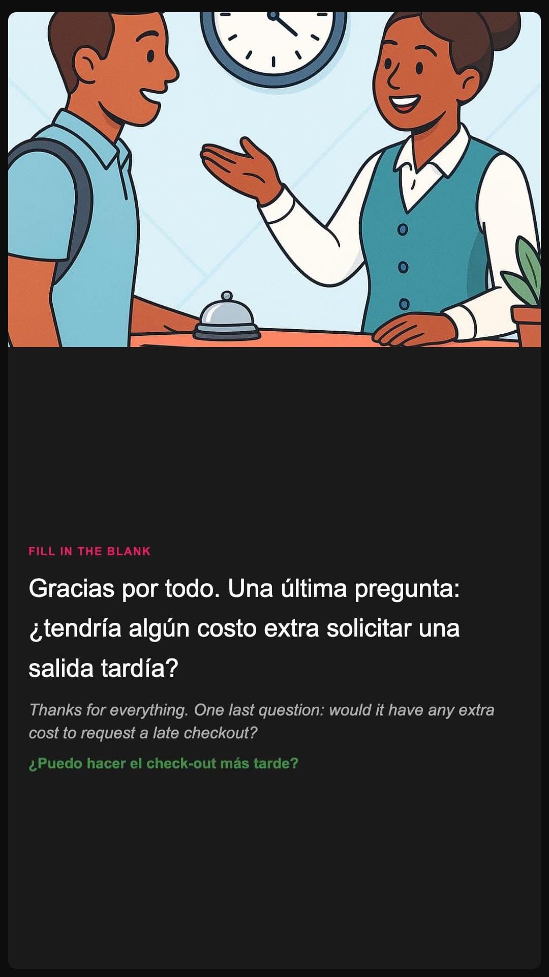 Kan ik later uitchecken? - Spanish pronunciation video