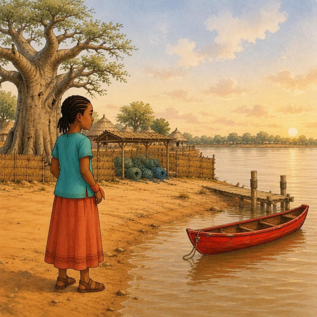 La Pirogue Revenue Sans son Panier sur le Fleuve Sénégal — A2 Nature & Adventure francuska historia