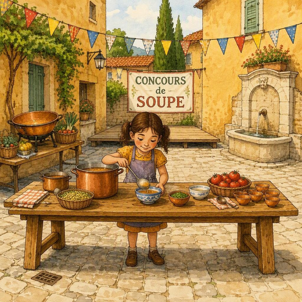 Le Bol Fêlé du Concours de Soupe au Pistou — A1 Food & Cuisine 프랑스어 스토리