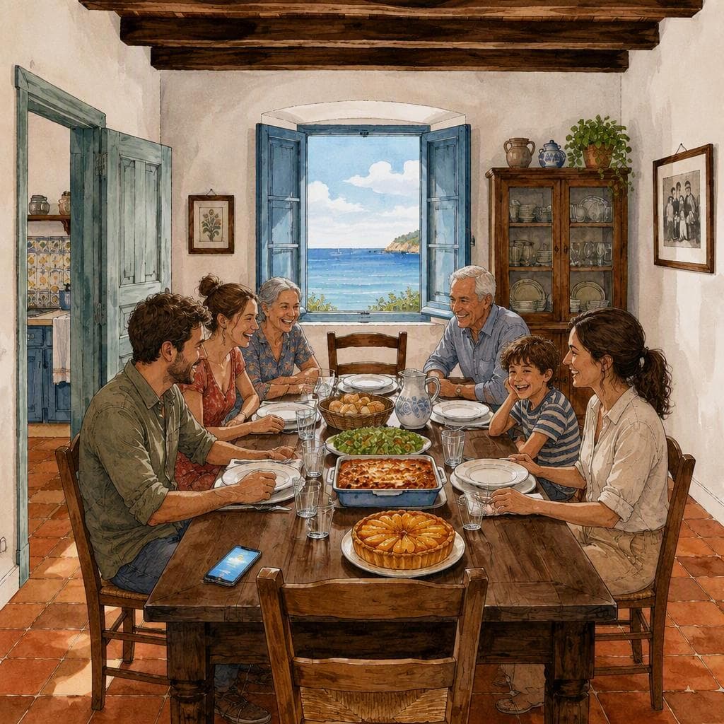 Il Posto Vuoto alla Tavolata di Ferragosto — A2 Relationships & Drama Italian story