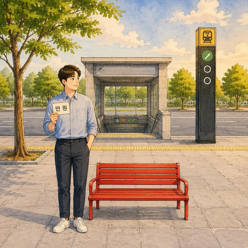 Dagen då tre personer kom till platsen för begagnathandeln — A1 Daily Life koreansk berättelse