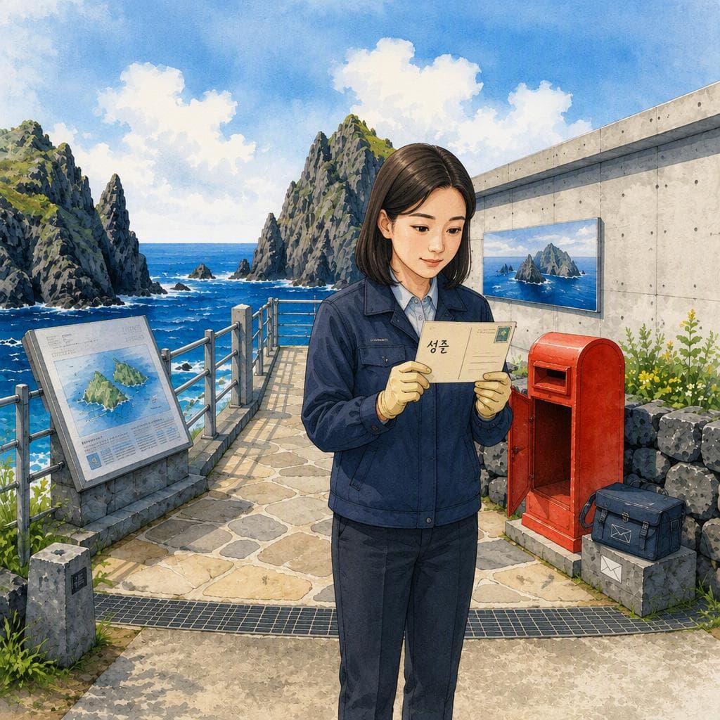 독도 우체통에 도착한 주소 없는 엽서 – A2 Culture & Travel koreanische Geschichte