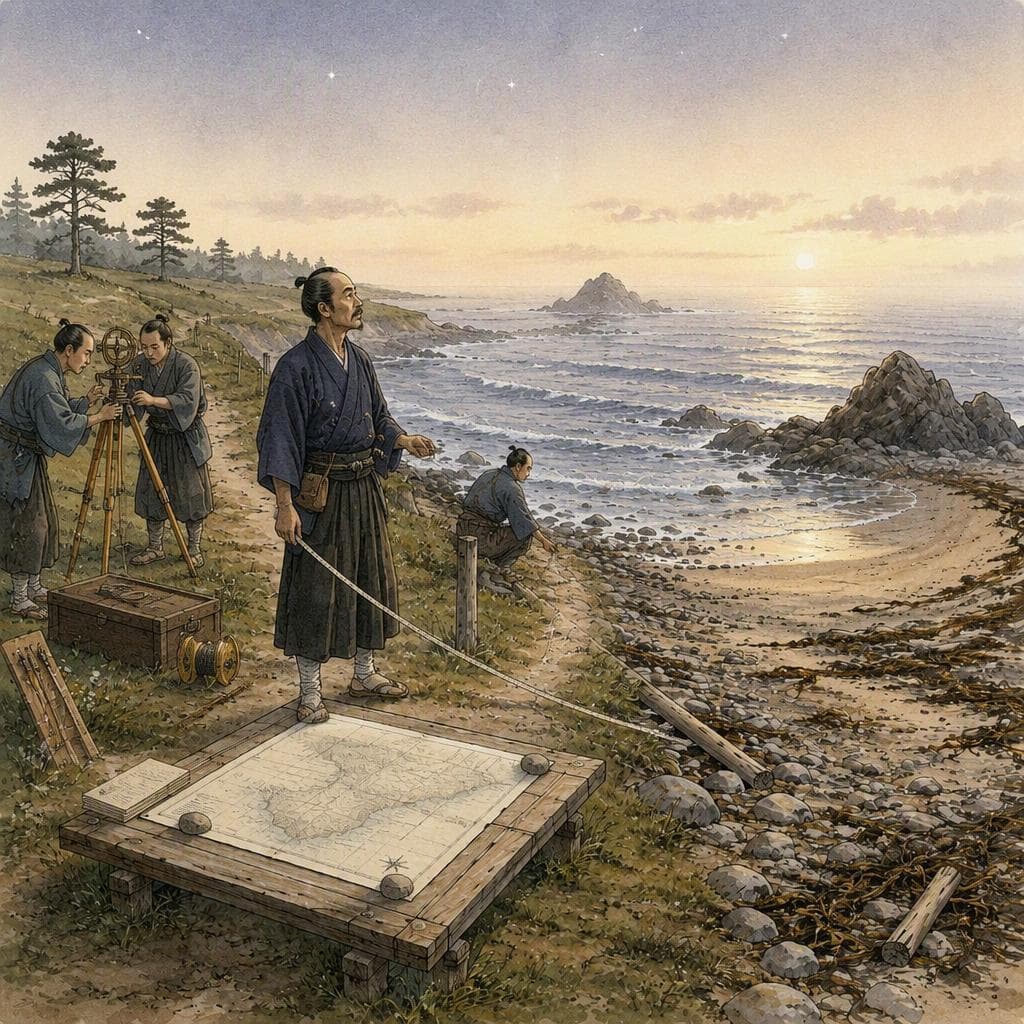 伊能忠敬が地図に描かなかった小島 — A2 History 일본어 스토리