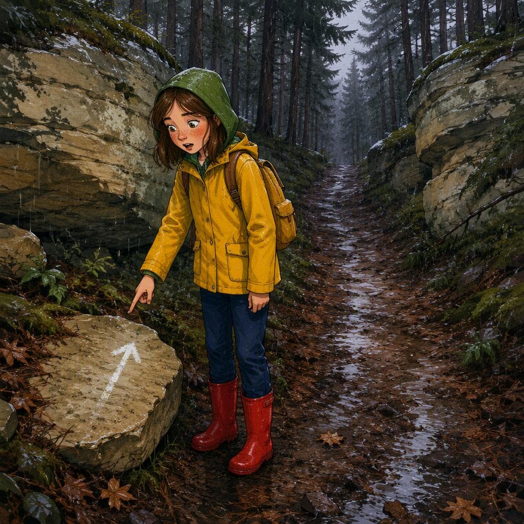Der Kreidepfeil, den der Regen in der Sächsischen Schweiz löschte — A2 Nature & Adventure storia tedesca