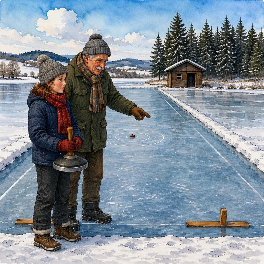 Der Stock, der beim bayerischen Eisstockschießen zu weit glitt — A2 Sports German story
