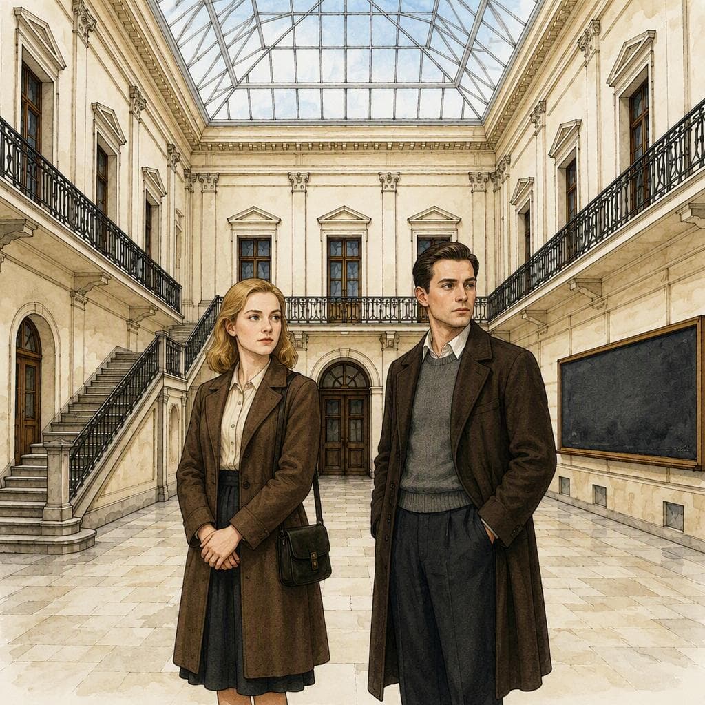 Der Zettel, den Sophie Scholl in den Lichthof warf — A2 History German story