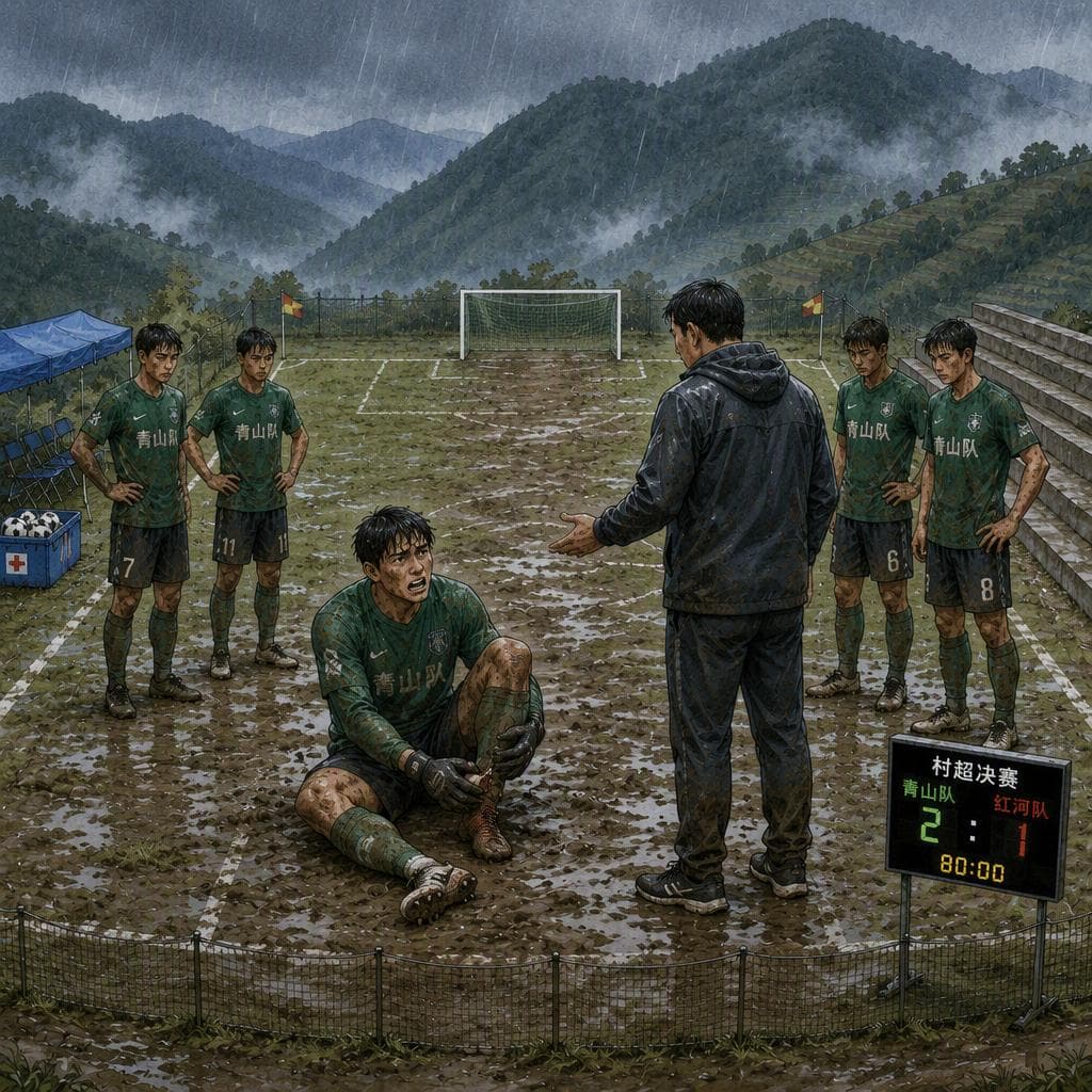 Les dix minutes du changement soudain de gardien lors de la finale de la Super Ligue villageoise du Guizhou — A2 Sports histoire chinoise