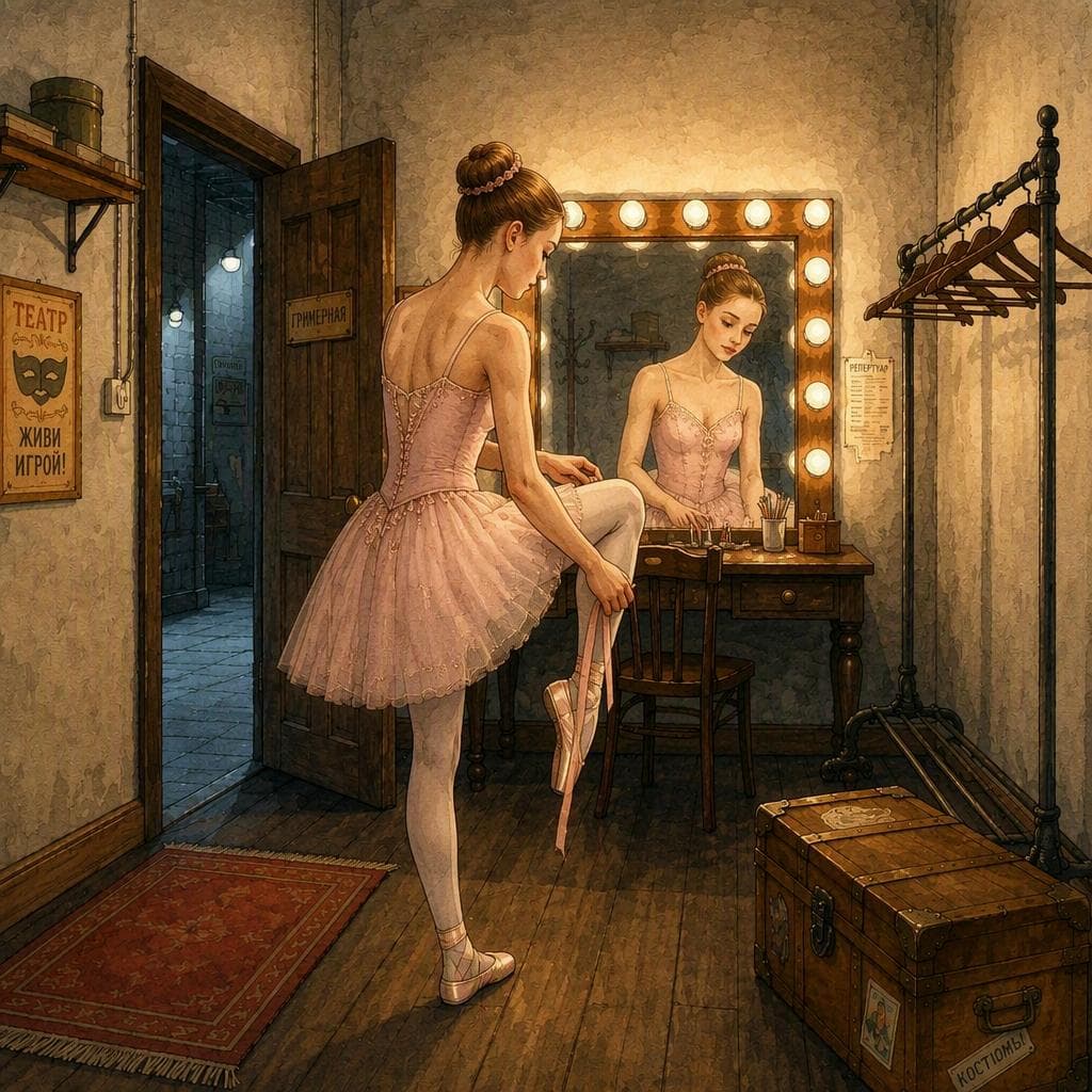 La ballerine qui est montée sur scène sans musique — A2 Music & Arts histoire russe