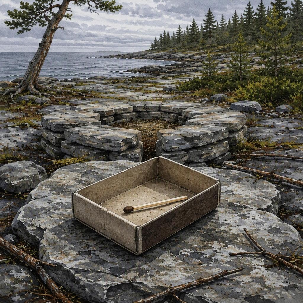 La dernière allumette au bord de la mer Blanche — A1 Nature & Adventure histoire russe